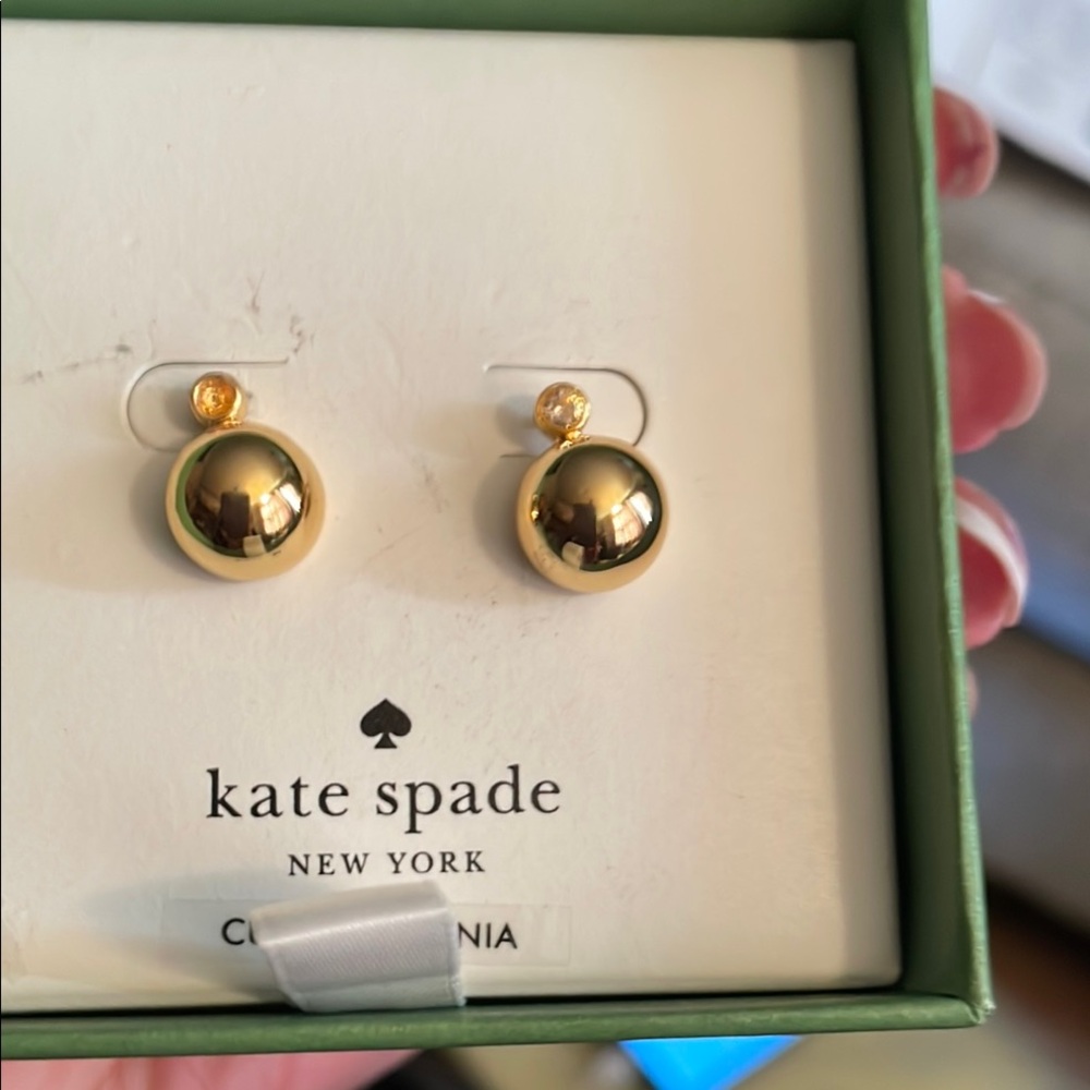 Kate Spade Gold Stud Earrings